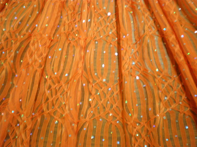 1.Orange Novelty Glitter #1